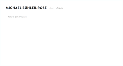 Desktop Screenshot of michaelbuhlerrose.com